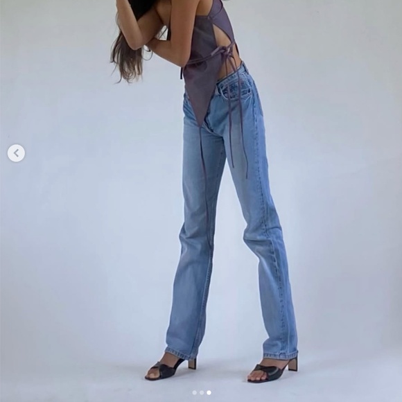 designer nelson made leather 'maya' mules - ivory / off-white, size EU 39 - Picture 6 of 11